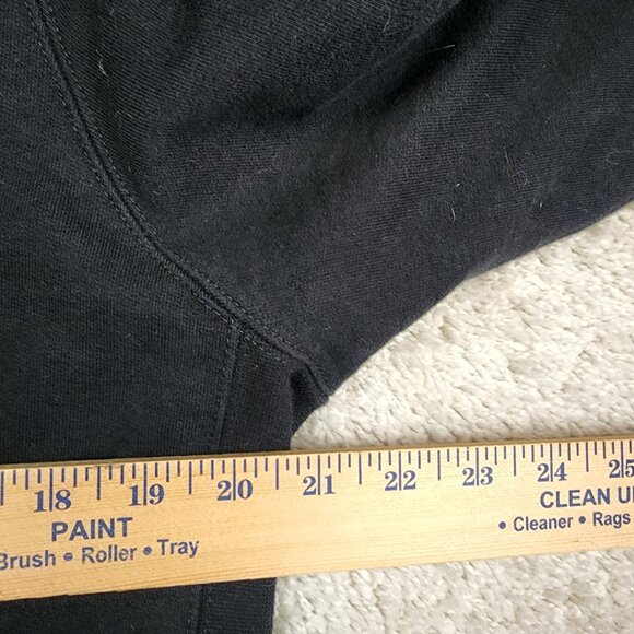 American Giant Sweatshirt Mens Small Black Terry Crewneck Pullover Sweater S USA - Picture 5 of 6